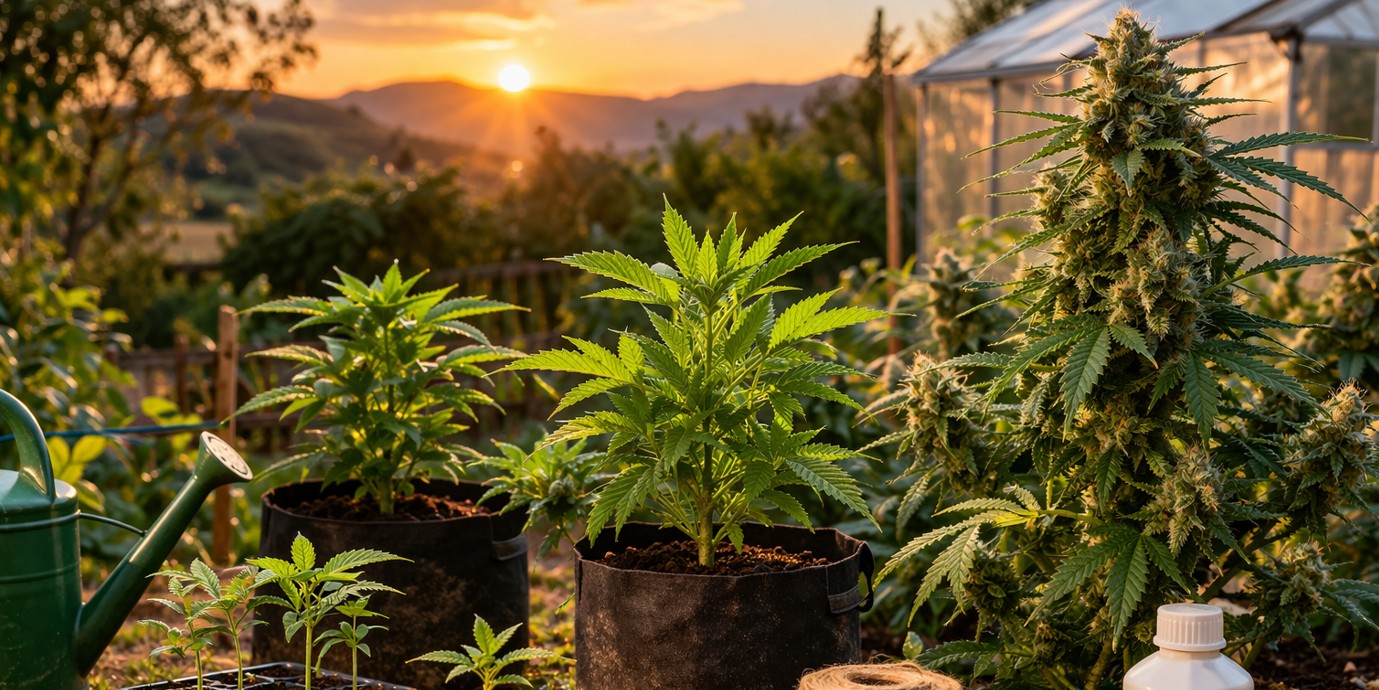 Calendario de cultivo de marihuana en exterior en España